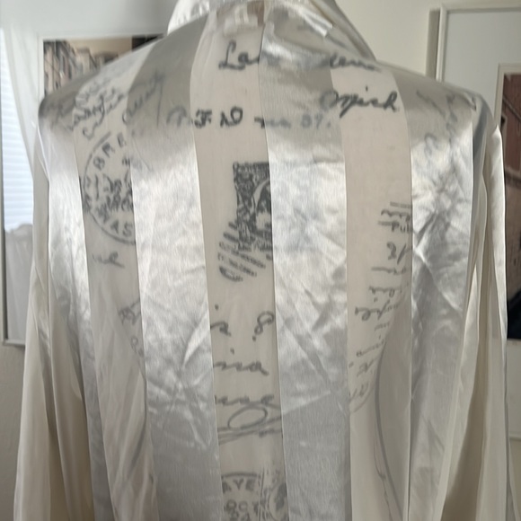 VINTAGE VICTORIA'S SECRET Gold Tag KIMONO ROBE w
Wrap w/SATIN TRIM - Picture 2 of 4